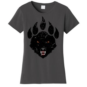 Wolf Claw Imprint Face Women's T-Shirt