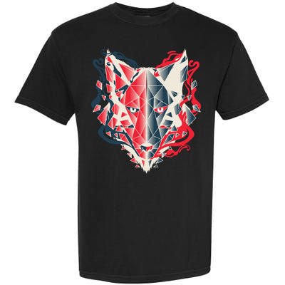 Wolf Head Polygonal Garment-Dyed Heavyweight T-Shirt