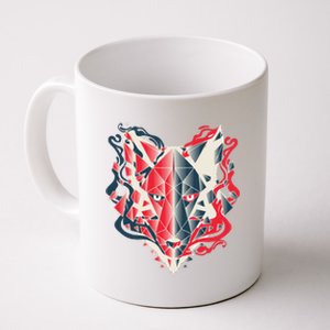 Wolf Head Polygonal Coffee Mug