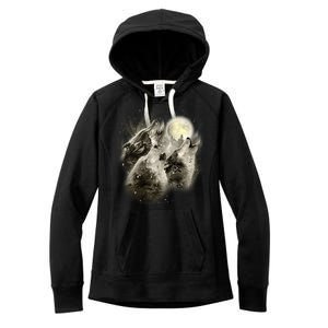 Wolf Howl Women's Fleece Hoodie