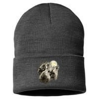 Wolf Howl Sustainable Knit Beanie