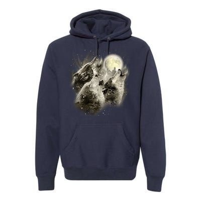 Wolf Howl Premium Hoodie