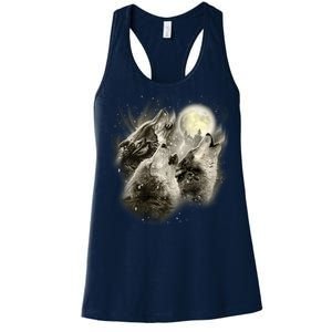 Wolf Howl Women's Racerback Tank