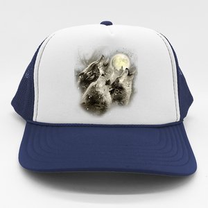 Wolf Howl Trucker Hat