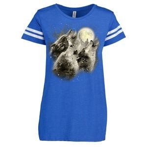 Wolf Howl Enza Ladies Jersey Football T-Shirt