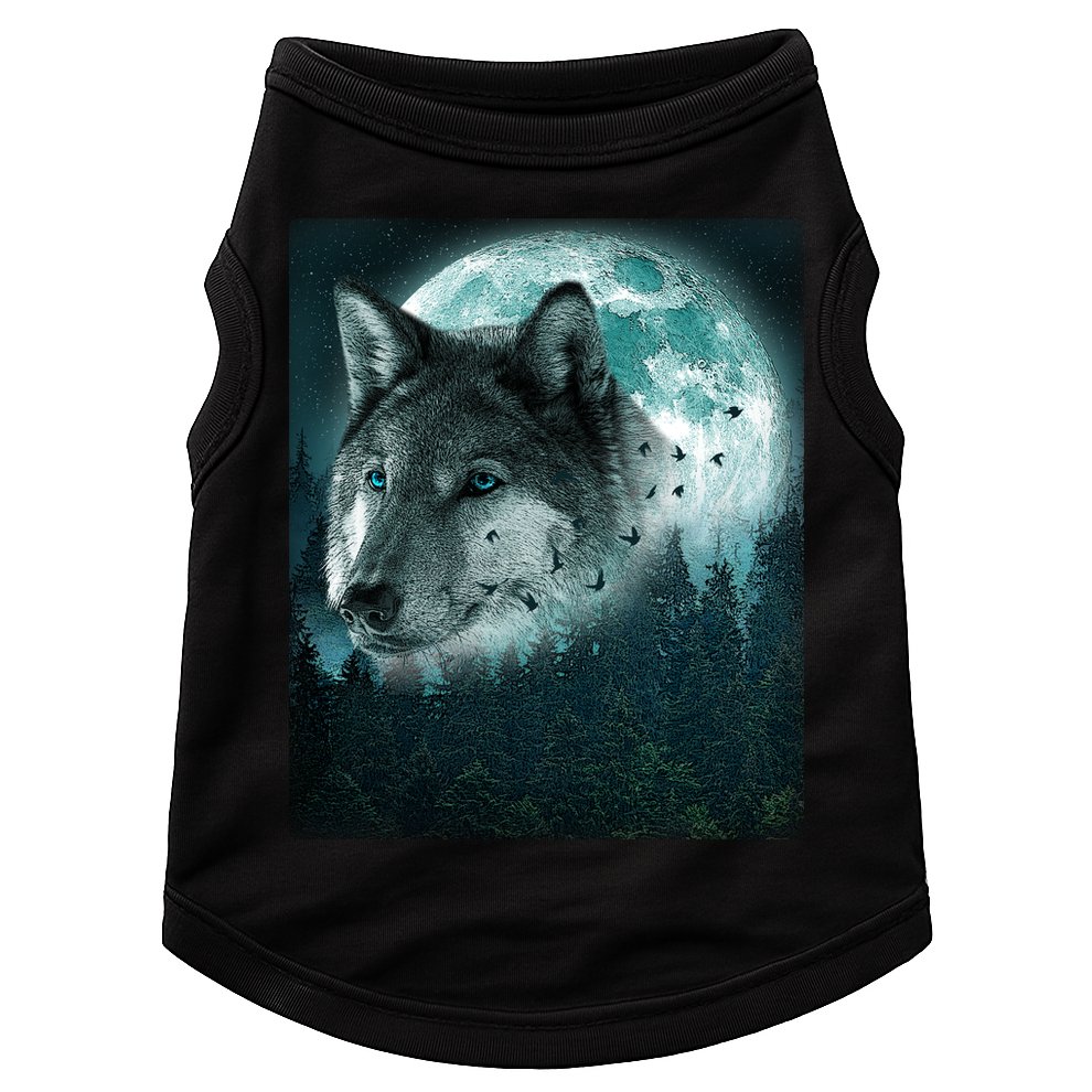 Wolf Moon Forest Wilderness  Doggie Tank