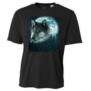 Wolf Moon Forest Wilderness  Cooling Performance Crew T-Shirt