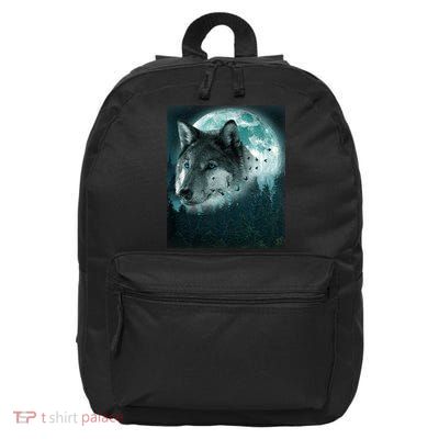 Wolf Moon Forest Wilderness  16 in Basic Backpack