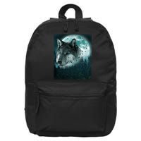 Wolf Moon Forest Wilderness  16 in Basic Backpack
