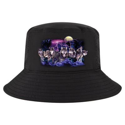 Wolf Night Hunt Cool Comfort Performance Bucket Hat