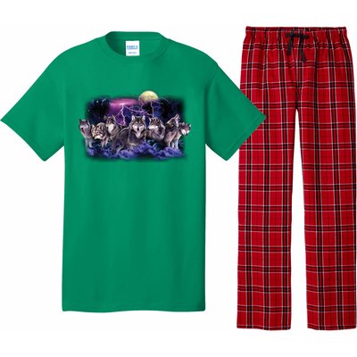 Wolf Night Hunt Pajama Set