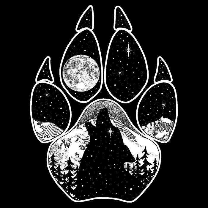 Wolf Paw Moon Howl Sweatshirt