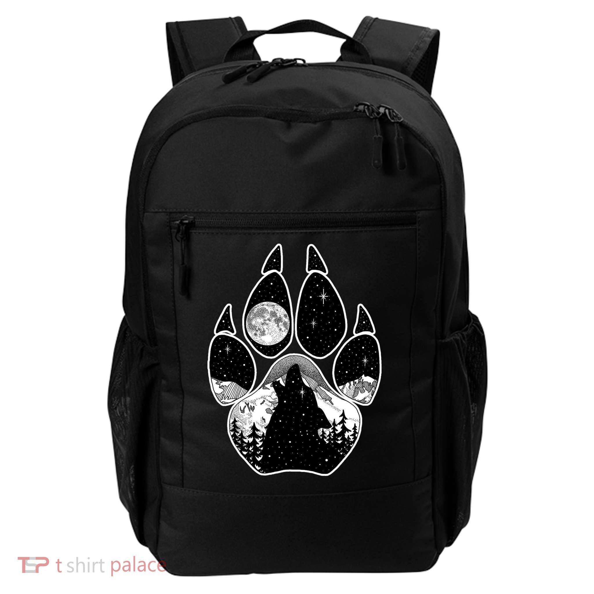 Wolf Paw Moon Howl Daily Commute Backpack
