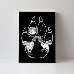 Wolf Paw Moon Howl Canvas