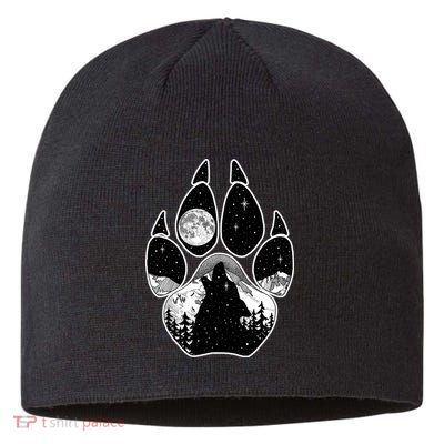 Wolf Paw Moon Howl Sustainable Beanie