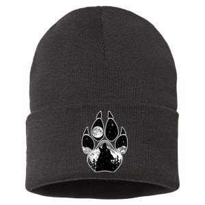 Wolf Paw Moon Howl Sustainable Knit Beanie