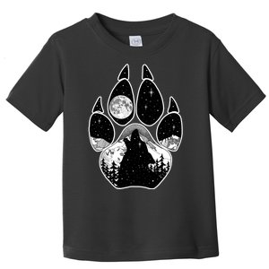 Wolf Paw Moon Howl Toddler T-Shirt