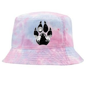 Wolf Paw Moon Howl Tie-Dyed Bucket Hat