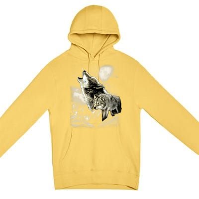 Wolf Wilderness Premium Pullover Hoodie