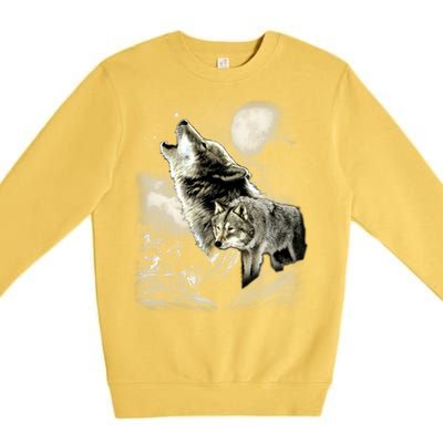 Wolf Wilderness Premium Crewneck Sweatshirt