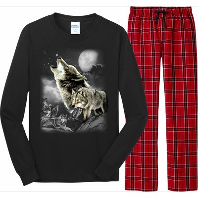 Wolf Wilderness Long Sleeve Pajama Set