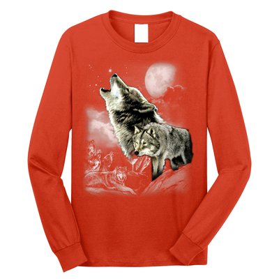 Wolf Wilderness Long Sleeve Shirt