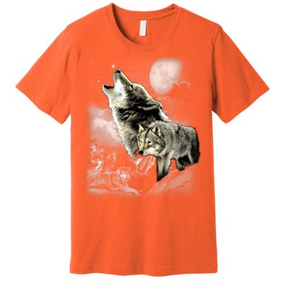 Wolf Wilderness Premium T-Shirt