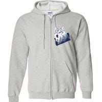 Wolf Wilderness Forest Full Zip Hoodie