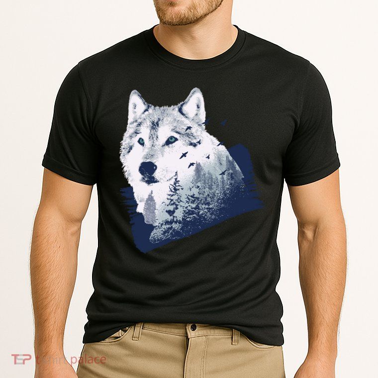 Wolf Wilderness Forest Performance Shirt