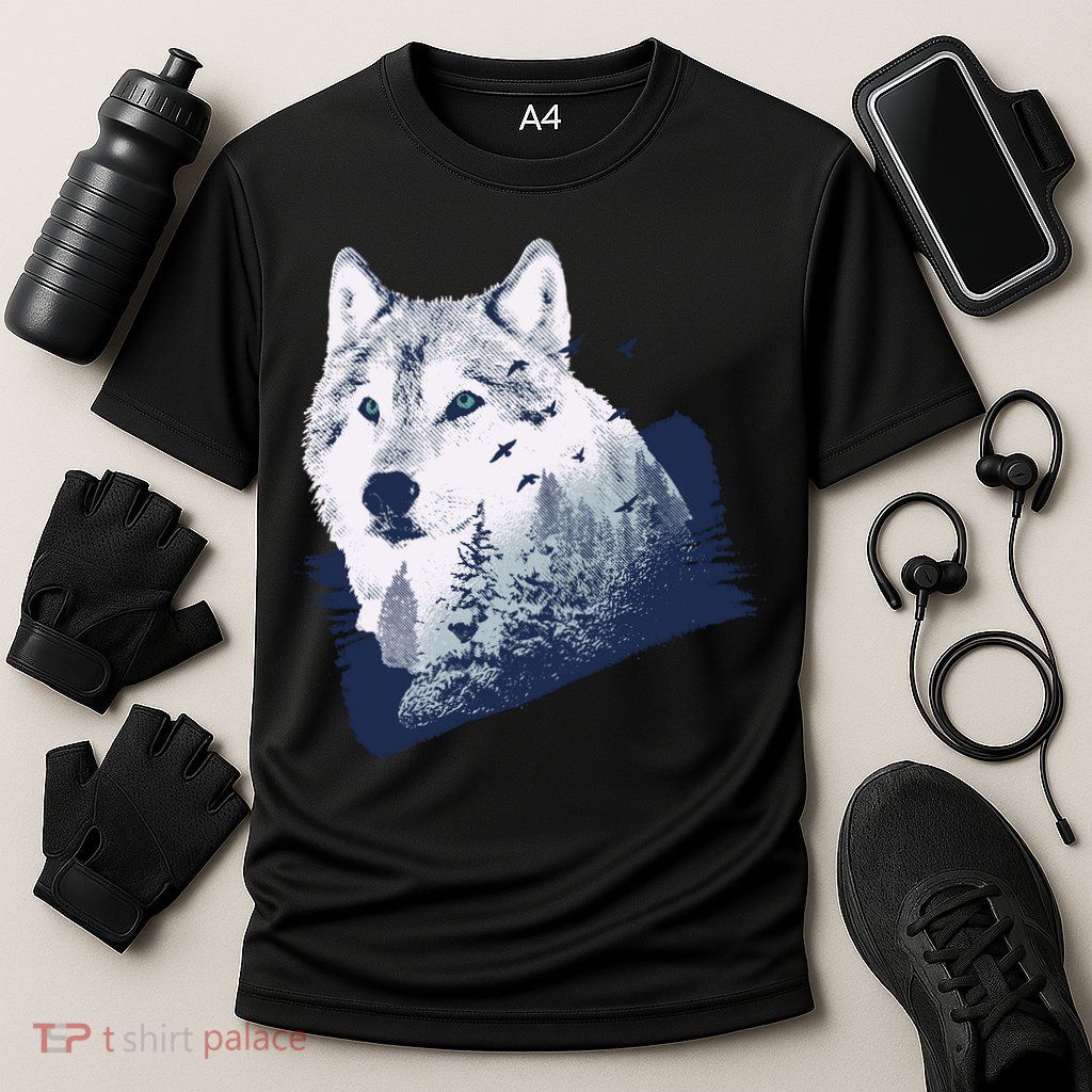 Wolf Wilderness Forest Performance Shirt