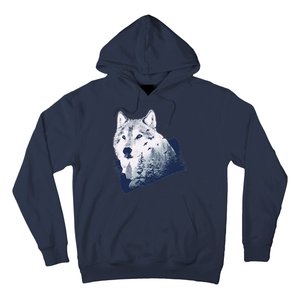 Wolf Wilderness Forest Hoodie