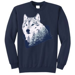 Wolf Wilderness Forest Sweatshirt