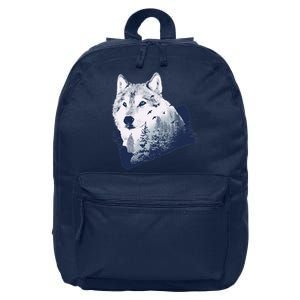 Wolf Wilderness Forest 16 in Basic Backpack