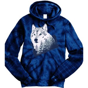 Wolf Wilderness Forest Tie Dye Hoodie