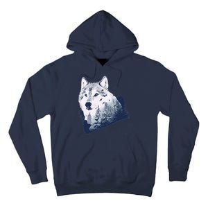 Wolf Wilderness Forest Tall Hoodie