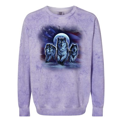 Wolfpack Colorblast Crewneck Sweatshirt