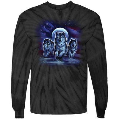 Wolfpack Tie-Dye Long Sleeve Shirt