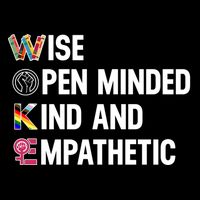 Wise Open Minded Kind And Empathetic Drawstring Bag