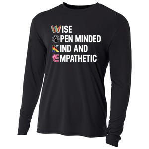 Wise Open Minded Kind And Empathetic Cooling Performance Long Sleeve Crew