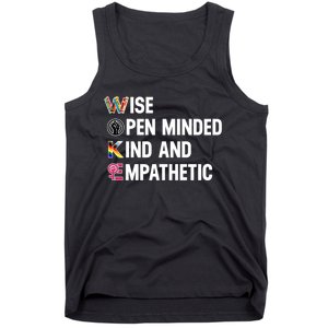 Wise Open Minded Kind And Empathetic Tank Top