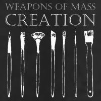 Weapons Of Mass Creation Funny Art Brush Painter Artist Cool Comfort Performance Bucket Hat