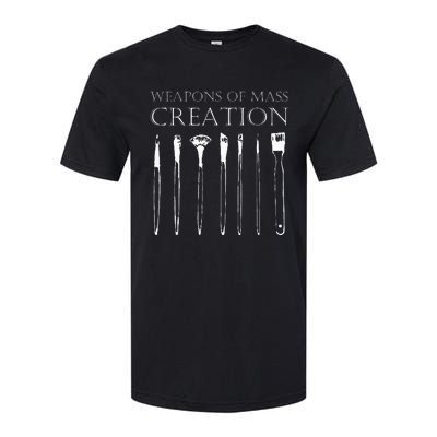 Weapons Of Mass Creation Funny Art Brush Painter Artist Softstyle CVC T-Shirt