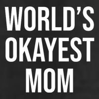 Worlds Okayest Mom Funny Adult Drive Performance Visor