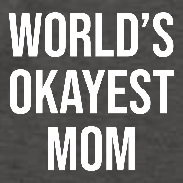 Worlds Okayest Mom Funny Vector Backpack