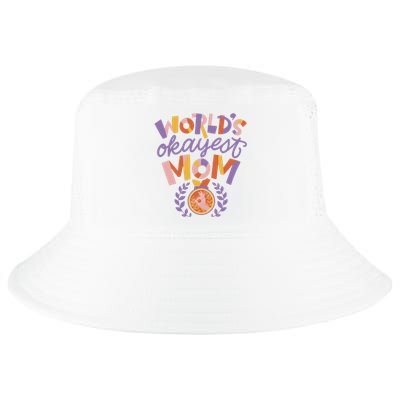 World's Okayest Mom Award Cool Comfort Performance Bucket Hat