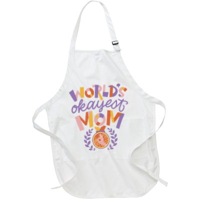 World's Okayest Mom Award Apron