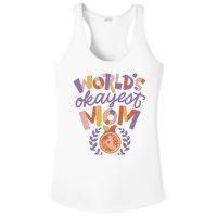 World's Okayest Mom Award Ladies PosiCharge Competitor Racerback Tank