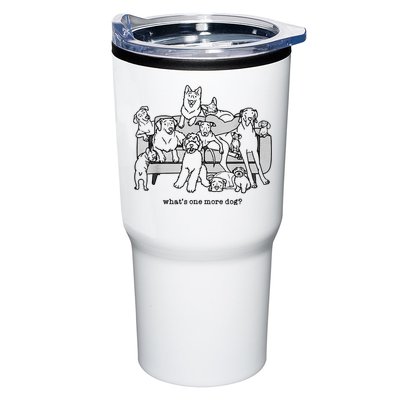 What's One More Dog, Funny Group Dogs, Many Dogs, Funny Dogs Tumbler