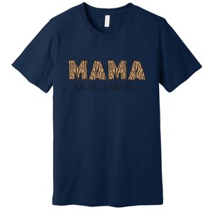 Wild One Mama Two Wild Birthday Outfit Zoo Birthday Animal Premium T-Shirt