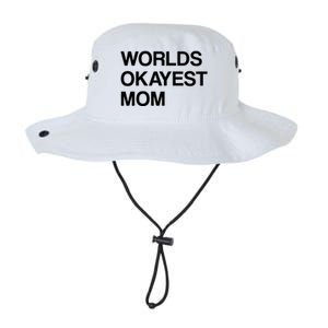 Worlds Okayest Mom Mom Funny Sarcastic Dog Mom Funny Saying Gift Legacy Cool Fit Booney Bucket Hat